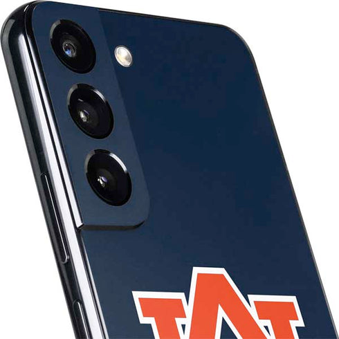 Auburn University Logo Blue Galaxy S22 Plus Skin